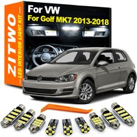 ZITWO 13-teiliges Canbus-Innenlampen-Set für VW Volkswagen Golf 7 MK7 VII GTI 2013 2014 2015 2016 2017 2018 LED-Innenbeleuchtungsset