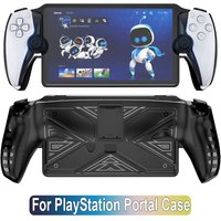 with Kickstand Protective Case TPU Shockproof Back Cover Game Accessories Soft for Sony PlayStation Portal