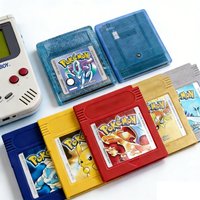 New Pokemon Red Blue Crystal Golden Green Silver Yellow GBC Game Card 16 Bit Video Game Cartridge Console Cards For GB/SP