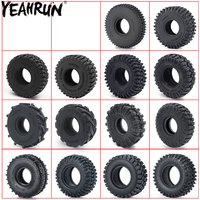 YEAHRUN 4PCS 1.0" Rubber Tyres Mud Terrain Wheel Tires for 1/24 Axial SCX24, 1/18 TRX4M RC Micro Crawler Car Parts