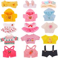30cm Cafe LaLafanfan Duck Clothes Hoodie Cartoon Plush Toy Stuffed Soft Duck Doll Toys Animal Birthday Girl`s Gift for Kids DIY