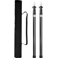 Camping Tent Poles Portable Lightweight Telescoping Aluminum Adjustable Camping Tarp Poles for Shelter Hammock Rain Fly Awning