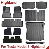 For Tesla Model 3 Highland Accessories TPE Floor Mat Cargo Liner Waterproof Trunk Mat for Tesla Model 3 Highland 2024-2026