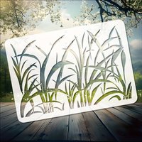 A4 29 *21cm little grass DIY Stencils Wall Painting Scrapbook Coloring Embossing Album Decorative Paper Card Template,wall
