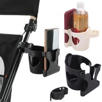 Multifunctional 2 In 1 Baby Strollers Cup Holder Phone Milk Bottle Holder Phone Holder Water Bottle Holder for outdoor 2026