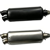 51mm Universal Dual Escape Motorcycle Exhaust Muffler