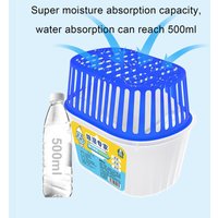500ml Dehumidifier Box Reusable Moisture Remover Box Rainy Season Air Purifier Indoor Closet Humidity Control Box For Room
