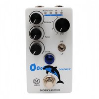 MOSKYAUDIO DOLPHIN Overdrive Distortion Guitar Effects Pedal 4-Mode Compressor Sustain Blend Instruments Parts Accessories