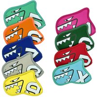 Shark Golf Iron Head Cover 9 Piece Set Golf club headcover Diving material Golf practice club protection accessories