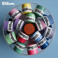 Wilson Non-Slip Overgrip Tennis Badminton Paddle Accessories Sticky Original 15 Pcs Set Tennis And Badminton Grip Improvement