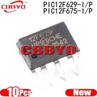 (10piece)100% New PIC12F629-I/P PIC12F675-I/P PIC12F629 PIC12F675 12F629 12F675 DIP-8