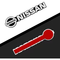 Car audio stereo 3D decorative aluminum badge sticker suitable For Nissan X-Trail T32 T31 Qashqai Tiida Teana Car Styling
