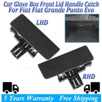 New RHD / LHD Car Front Opening Glove Box Front Lid Handle Catch Black For Fiat Grande Punto 2005 2006 2007 2008 2009 735426145