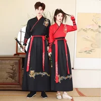 2 Piece Set Suit Traditional Clothes for Men Clothing Vintage Cosplay Chinese Hanfu Dress Embroidery Women Clothes Ethnic Style