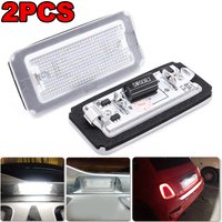 For Fiat 500 Abarth 500C 2007-2016 1/2Pcs Car LED License Plate Light Replacement License Plate Lamp Canbus Error-Free Bulbs