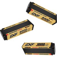 DXF 2S 7,6V Lipo-Akku 5mm Bullet Graphene 9200mAh 8000mAh 7200mAh 8400mAh 10000mAh für 1/8 1/10 RC Auto LKW Boot