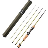 SOLOKING Micro BFS Fishing Rod for Trout Bass 4 Section Fuji Ring Toray Carbon Fiber UL Spinnng Casting Rod