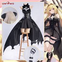 AUF LAGER UWOWO Game Azur Lane X To Love Ru Golden Darkness Cosplay-Kostüm Halloween-Kostüm
