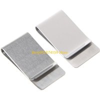 G5AE High Quality Money Clip Credit Card Holder Wallet New Stainless Steel