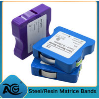 Dental AG Matrix Strip Dental Stainless Steel/Resin Film Restoration Light Cured Resin Clear Matrix Bands 5mm/6mm/7mm Width