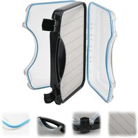 Goture Waterproof Fly Fishing Lure Bait Trout Flies Storage Box Case Container Double Sided Fish Lure Bait Line Hook Tackle Box