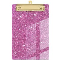 Accessories Pink Glitter Acrylic Clipboards Colored Student Supplies Writing Clip Board Mental Clip Office Clipboard Classrooms