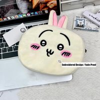 Cute Chiikawa Reversible Stationery Bag Cartoon Large Capacity Stationery Pouch Student Gift Clearance Sale