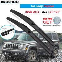 Car Wiper Blade For Jeep Patriot 21"+21" 2008-2016 Auto Windscreen Windshield Wipers Window Wash Fit U Hook Arms