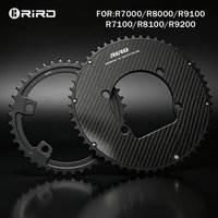 AliExpress riro RIRO Carbon 110BCD Chainring for R7000 R8000 R9100 Carbon Fiber Road Bike Chainring 50-34T 52-36T 53-39T 54-40T Double Crown