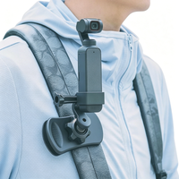 Firm Clamping Backpack Mount Horizontal Vertical Fixed Shooting Gimbal Adapter Frame for DJI Osmo Pocket 4/3 Camera Accessorie