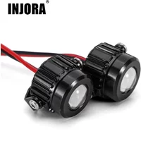 INJORA Super Bright LED Lights for 1/10 1/8 RC Crawlers (Aluminium, White)