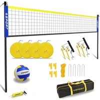 Beach lawn volleyball net set combination outdoor portable