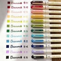 12Pcs Soft-Tip Brush Pen Set Water Based Ink Marker Pens for Calligraphy Hand Lettering Painting Art Project Drawing