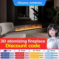 Intelligenter Wasserdampfkamin, 3D-Flammeneffekt, Tuya-App-Steuerung, eingebauter Luftbefeuchter, moderner Kamin zur Heimdekoration, energiesparend, r