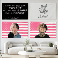 American rapper L-Lil P-Peep flag Suitable For Party Club Outdoor Interior Wall Art Decoration Banner Gift