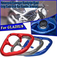 CNC Motorcycle Passenger Handgrips Hand Grip Tank Grab Bar Handles Armrest For SFV650 GLADIUS SFV 650 2009-2012 2013 2014 2015