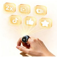 Mini Fingertip Bluetooth Ring Mouse Remote Page Turning Photo Video Taking Controller for Smartphone Lazy Gadget for Android IOS