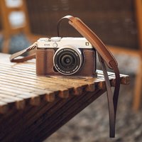 XE5 Vintage Genuine Leather Camera Case XE5 Half-Wrap Leather Camera Protector for Fuji XT50 X100VI XT5 XT30/30II/30III XE5 Case