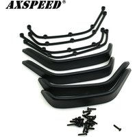 AXSPEED Plastic Fender Flares Wheel Arch Protector Mud Flaps for Axial SCX10 1/10 RC Crawler Car Body Shell Upgrade Parts