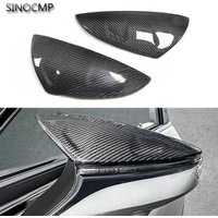2Pcs M Style Mirror Cap Cover For 2021-2024 Lexus Is300/Is350/IS500 Carbon Fiber Mirror Cover Cap Case Trim Car Accessories