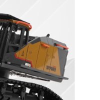 HUINA 1/14 1592 RTR Tracked RC Excavator Truck Car Remote Control Model 2.4G Light Sound Outdoor Toys For Boys Gift TH18065-SMT4