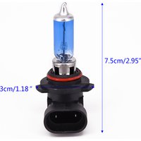 Car Headlight Bulb 9005 HB3 100W White Bright Halogen Light Lamp 12V 6000K
