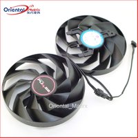 2pcs/Lot FD10015M12D 12V 0.45A 95mm VGA Fan For Sapphire RX7600XT 7700XT 7800XT PULSE Graphics Card Cooling Fan