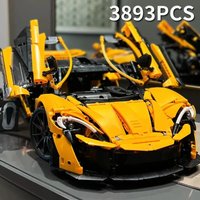 3893 elementy P1 Mechaniczny Supercar Samochód Sportowy Klocki Model Zabawki Urodzinowe Prezenty Świąteczne klocki konstrukcyjne