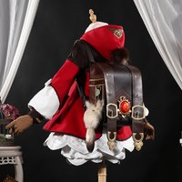 Genshin Impact Cosplay Klee Cosplay Costume Backpack Wigs Shoes Loli Party Outfit Uniform Christmas Halloween Costume Carnival