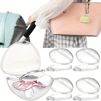 Transparent Pacifier Case Pacifier Holder Box BPA-Free Nipple Shield Case for Travel and Home