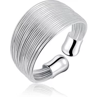925 Sterling Silver Ring Cute High Quality Wedding Chain Women Lady Style Festival Gifts Beautiful Trendy Jewelry