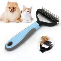 Dog combs Pet Deshedding Brush Dog Cat Grooming Tool Hair Fur Remover Undercoat Knot Cutter Comb for Puppy Shedding Supplies
