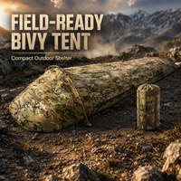 MT Explorer Bivy Tent Coyote Brown Solo Camping Shelter Lightweight Outdoor Tent for Hiking Trekking Backpacking