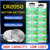 CR2050 3V Lithium Coin Battery High Capacity Button Cell for Remote Control Watch Car Resistente TPMS CMOS Replace CR2050HR